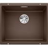 Blanco SUBLINE 500-U Caff + Set Total Black Lavello Silgranit Marrone