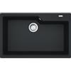 Franke LAVELLO URBAN 780x500 MONOVASCA NERO 114.0686.801 FRANKE