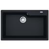 Franke LAVELLO URBAN 780x500 MONOVASCA BLACK MATT 114.0686.806 FRANKE