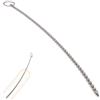 Generico Asta uretrale Horse Eye a testa grande - Acciaio inox, suoni uretrali e dilatatore, plug pene flessibile, superficie liscia, sex toy BDSM per uomini, stimolazione uretrale maschile