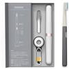 Aosrioylt Miroshine Electric Toothbrush, Rechargeable Travel Toothbrush with 2 Brush Heads And Travel Case, 2 Mins Smart Timer, 3 Modes, Ipx7 Waterproof, 30s Intelligent Zone Change Prompt(Gray)