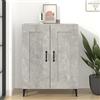 Lumanois Credenza Grigio Cemento 69,5x34x90 cm in Legno Multistrato, Mobili,Armadietti e portaoggetti,Buffet e credenze, 25kg-812145
