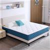 Hiimgo Materasso 180 x 200 x 22 cm, materasso a molle insacchettate indipendenti e memory foam, durezza media, durevole, supporto perfetto, traspirante (180 x 200 x 22)