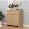[en.casa] Credenza Madia con Cassetto e Ante 88x79x39 cm Effetto Rovere