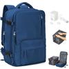 BJLFS Zaino da Viaggio Ryanair 40x30x20 Sottovuoto Bagaglio a mano 40x30x20 Wizzair,Borsa da viaggio Donna impermeabile Borsa da Cabina per Easyjet 45x36x20 Zaino Airbag Sottovuoto con pompa