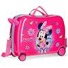 Disney Minnie Super Helpers Valigia per Bambini, Rigida in ABS, Chiusura a Combinazione Laterale, 4 Ruote, Bagaglio a Mano, Rosa (Pink 01)
