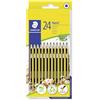 STAEDTLER Noris School 121-CD24 - Matite da disegno HB, per schizzi e scritture, set da 24 pezzi