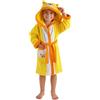 Top Towel - Accappatoio Bambino e Bambina Tigre in Cotone 100% | Spugna Morbida e Assorbente Certificata OEKO-TEX® 450 g/m² | Con Cappuccio, Tasca e Cintura - Ideale per Bagno o Piscina - 4 Anni