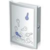 HAN 1x Cassetta portachiavi INDEX grigio chiaro con serratura, montaggio | Prodotto in Germania, montaggio a parete, 260x118x340 mm, 63 chiavi, cassetta portachiavi, deposito chiavi, indice