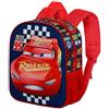Disney Cars 3 Cups-Zainetto 3D Elite, Nero, 25 x 30 cm, Capacità 7 L