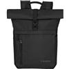 travelite zaino per il bagaglio a mano, zaino per laptop da 15,6 pollici, BASICS, zaino da viaggio con funzione roll-top, 60 cm, 35 litri