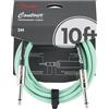 Fender Contour Cavo Strumento Chitarra Jack 6.3mm Verde 3m