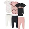 Onesies Brand Set di 3 completi unisex per neonati, abbinabili, da neonato a 12 mesi, set di pantaloni