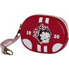 Betty Boop Varsity-Portamonete Pill, Borgogna, 12 x 8,5 cm