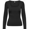 ONLY Top ONLEA Top | Standard Fit, Maniche lunghe, Basic, Temperatura massima 30°C ciclo normale