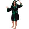 Harry Potter Vestaglia Uomo - Vestaglia da Camera Pile - Serpeverde(Nero, L)