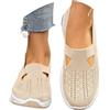 Generico Scarpe Ortopediche Donna Senza Lacci Morbida Sneakers Scarpe da Ginnastica Traspirante Antiscivolo Leggere Sneakers Donna Estive da Corsa Estive Comode