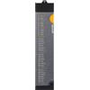 Calendario silhouette mensile in cartoncino nero personalizzabile Zenith Slim 11 x 51 cm personalizzate o neutre