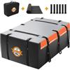 Sailnovo Borsa Per Tetto Auto Impermeabile 580L, Box Tetto Auto Pieghevole 1000D PVC Con 10 Cinghie Rinforzate, 6 Ganci Per Portiere, Tappetino antiscivolo, Per Veicoli Con/Senza Portapacchi