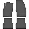 edecor Set di tappetini in gomma per auto per Fiat Grande Punto dal 2005 al 2012 UX-1