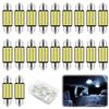 YYAQZD 20 Pezzi C5W LED Lampadina, 36mm Canbus Senza Errori Lampadina