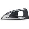 HTUHBCX Fendinebbia Cornice per Peugeot 3008 per P84 2016-2019 9817136777 1806095X Auto PARAurti Anteriore Laterale della Luce di Nebbia Griglie Grill Fendinebbia Copertura(1Pcs Left)