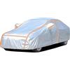Generico Telo Copriauto per DAIHATSU Terios (2000-2005) (suv),Telo Copriauto Impermeabile Per Esterni,Con Cerniera Laterale,Antivento E Antisole,Con Borsa Portaoggetti