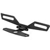 Majatou Staffa Targa per Rimorchio, Supporto Targa per moto, universale pieghevole | Staffa Supporto Targa Moto Regolabile, Supporto per Fanale Posteriore Targa in Lega di Alluminio per dual sport e ATV