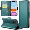 Phernykas Custodia a Libro Portafoglio per iPhone 11, RFID Magnetica | 3 Slot - Per Pendolarismo, Flip Cover Doppia Fibbia Laterale, Pelle PU Anti-Macchia, Supporto, Lavoro, Telefono Libretto