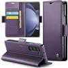 Phernykas Custodia a Libro Portafoglio per Samsung Galaxy Z Fold 5, RFID | 3 Slot - Per Pendolarismo, Flip Cover Doppia Fibbia Magnetica, Pelle PU Anti-Macchia, Supporto, Lavoro, Telefono Libretto