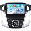 7SIMO Autoradio per Ford Focus MK3 2011-2015 Android 14 Car Stereo 2+64GB Wireless Carplay 9 Pollici Navigazione GPS Bluetooth WiFi DSP
