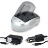 Nahas-Shop Caricabatteria per KONICA MINOLTA NP-200 DiMAGE X, DiMAGE Xi, DiMAGE Xt, DiMAGE Xt Biz, DiMAGE Xg