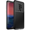 NALIA Custodia Silicone per Samsung Galaxy S9 Plus - Cover, Nero