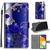 KENHONER Custodia per Samsung Galaxy A53 5G, Farfalla | Portafoglio Pelle PU, Magnetica, Resistente Agli Urti, Scomparto Carte Credito, Pieghevole, Flip Libro, Motivo