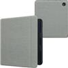 kwmobile Custodia compatibile con Kobo Sage - Cover Jeans Denim con Chiusura Magnetica - eReader Flip Case blu chiaro