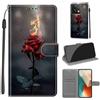 KENHONER Custodia per Xiaomi Redmi Note 13 5G, fiamma rosa | Portafoglio Pelle PU, Magnetica, Resistente Agli Urti, Scomparto Carte Credito, Pieghevole, Flip Libro, Motivo