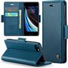 Phernykas Custodia a Libro Portafoglio per iPhone SE 2020/2022/ iPhone 8/6 | 3 Slot - Per Pendolarismo, Flip Cover Doppia Fibbia Laterale, Pelle PU Anti-Macchia, Supporto, Lavoro, Telefono Libretto