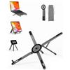 SupeDesk Supporto per laptop portatile, 3 in 1, regolabile in altezza e angolazione, in lega di alluminio leggera, magnetico, altamente ventilato ed ergonomico, per tablet da 4-16 pollici