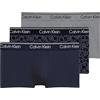 CALVIN KLEIN LOW RISE TRUNK 3PK NB4409 CALVIN KLEIN SHORELINE/CUT CIRCLES SHORELI