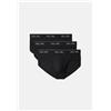 CALVIN KLEIN SLIP UOMO HIP BRIEF 3PZ NB4606 CALVIN KLEIN BLACK