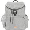 Béaba, Borsa Fasciatoio, Zaino Fasciatoio, Grande Capacità 22L, 13 Tasche Portaoggetti, Vari Accessori, Ottimo Comfort, Impermeabile, Borsa Vancouver, Grigio Chiaro