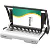 Fellowes Star+ Rilegatrice a pettine 150 con contenitore - Perfora fino a 15 fogli A4 - Rilega fino a 150 fogli - Manuale - Ideale per casa o piccolo ufficio