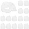 PATIKIL Tessuto Fiori a Calza, 15 Pezzi Calze Fiori in Rete Nylon Materiale Calze Seta a Trazione Fiori Fai-Da-Te Creazione Fiori Artigianali Decorazione Domestica, Bianco