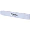 KS Tools 300.0061 Metro pieghevole in plastica, bianco, 2m