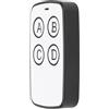 Chrees Telecomando Portachiavi 315 MHz 4 Tasti di Ingresso Senza Chiave Remoto Wireless Universale con Guscio in ABS per Porta Dell'ascensore Cancello del Garage (Nera)