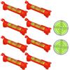 Astralong 10 Pcs Bolla Livella, Professionale, 8 Piccole Livelle a Filo 75x12,5mm, 2 Livelle di Precisione 32mm con Gradi, Rotondo, Livella per Corda Fotocamera Campeggio Caravan Muratura Idraulica Grondaie