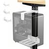 Coxyzoxy Porta PC Sotto Scrivania Regolabile, Supporto Case Desktop 22kg Metallo