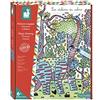 Janod - Cofanetto Pittura Magica Dinosauri - Les Ateliers du Calme - Kit Attività Creative Bambini - 6 Quadretti Dinosauri da Colorare - Abilità Fino-Motorie e Concentrazione - Dai 6 Anni, J07873