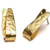 Vestopazzo orecchini triangolo battuti.Chiusura a farfallinaAltezza 2 cm.Nickel tested.Lavorazione artigianale.Unisex.DD16127, ottone