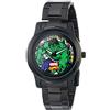 Marvel Orologio da uomo W001776 Hulk analogico al quarzo nero, movimento al quarzo, Nero, Movimento al quarzo